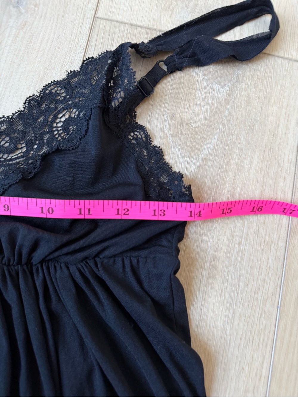 Jacob Y2K Black Lace Babydoll Lingerie Style Top - Picture 6 of 6